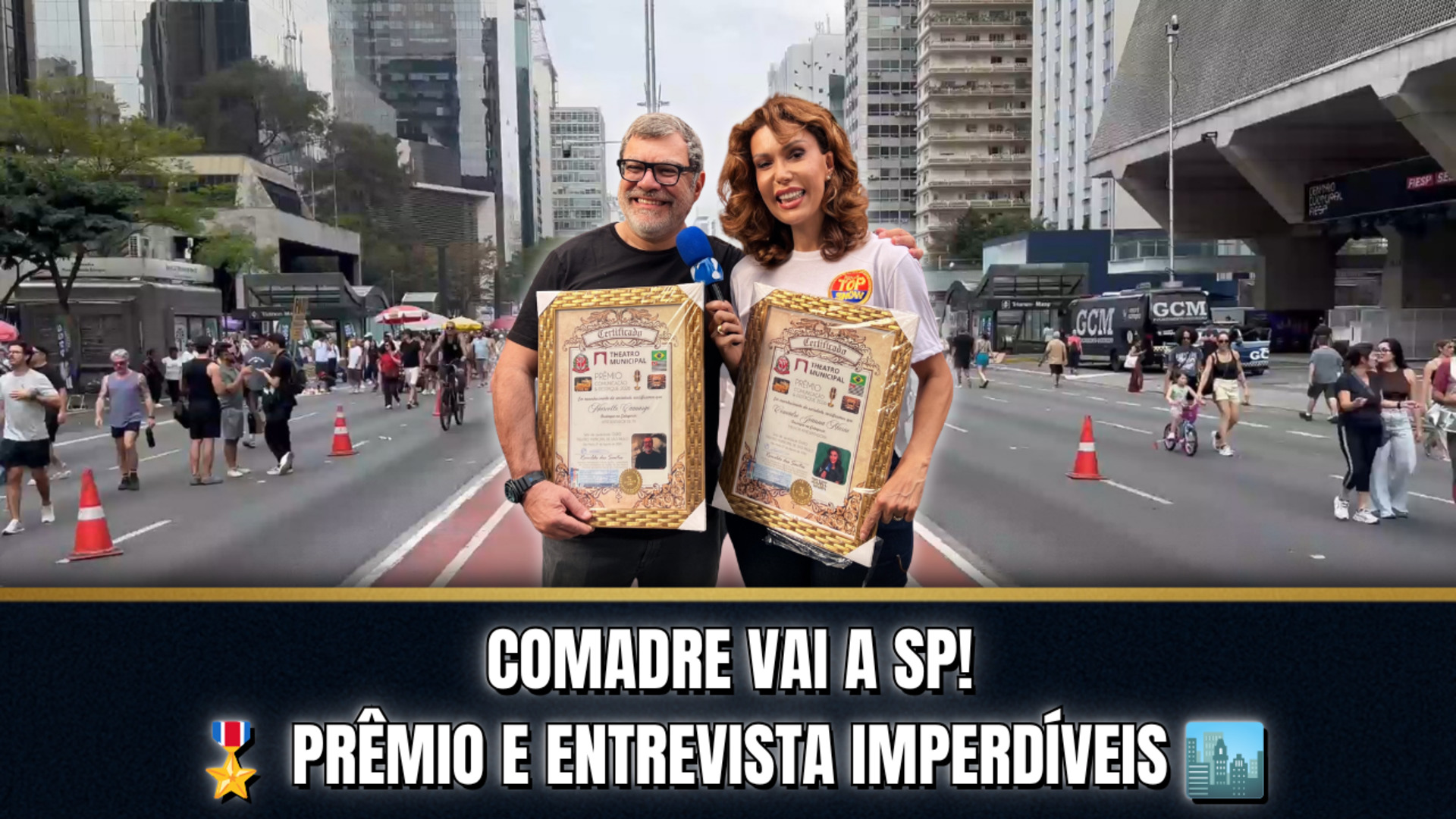 🏆✨ ESPECIAL SÃO PAULO: COMADRE JOANNA MARIA CONQUISTA PRÊMIO COMUNICAÇÃO E DESTAQUE, ENTREVISTA MARCELLO CAMARGO E PASSEIA PELA AVENIDA PAULISTA! | PROGRAMA DA COMADRE JOANNA MARIA ☕