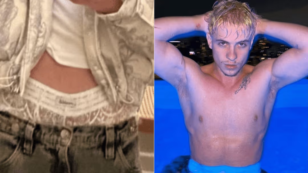 Jonas Sulzbach ri de deboche sobre Juliano Floss de cueca de renda e internet resgata foto do ex-BBB de cropped e jockstrap