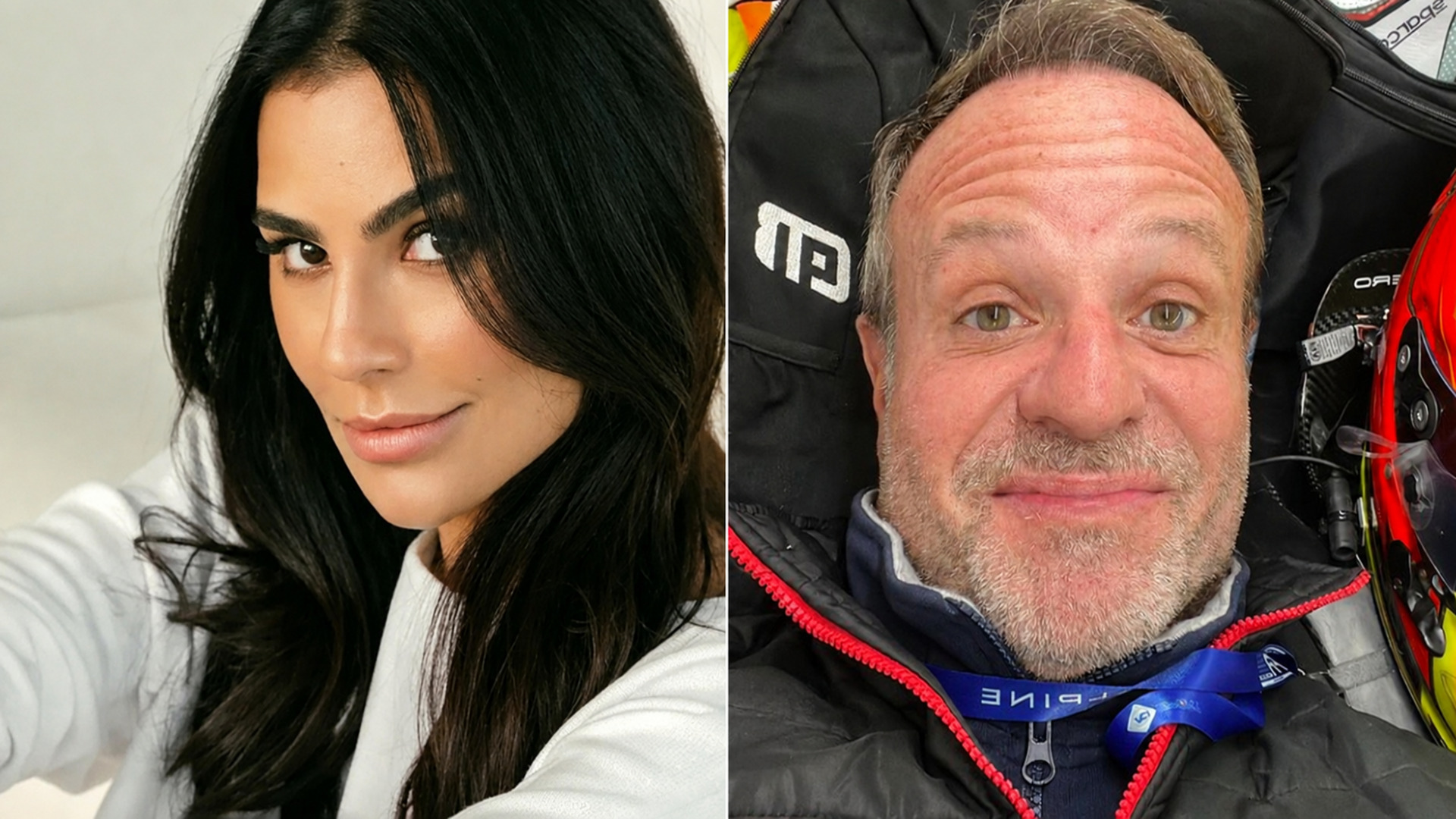 Cíntia Chagas assume namoro com Rubinho Barrichello durante viagem à Itália
