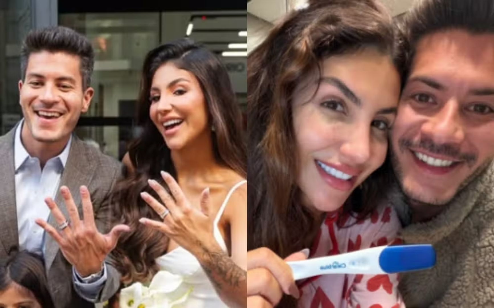Jheny Santucci announces separation from Arthur Aguiar, expects second child and denies that debts motivated the breakup