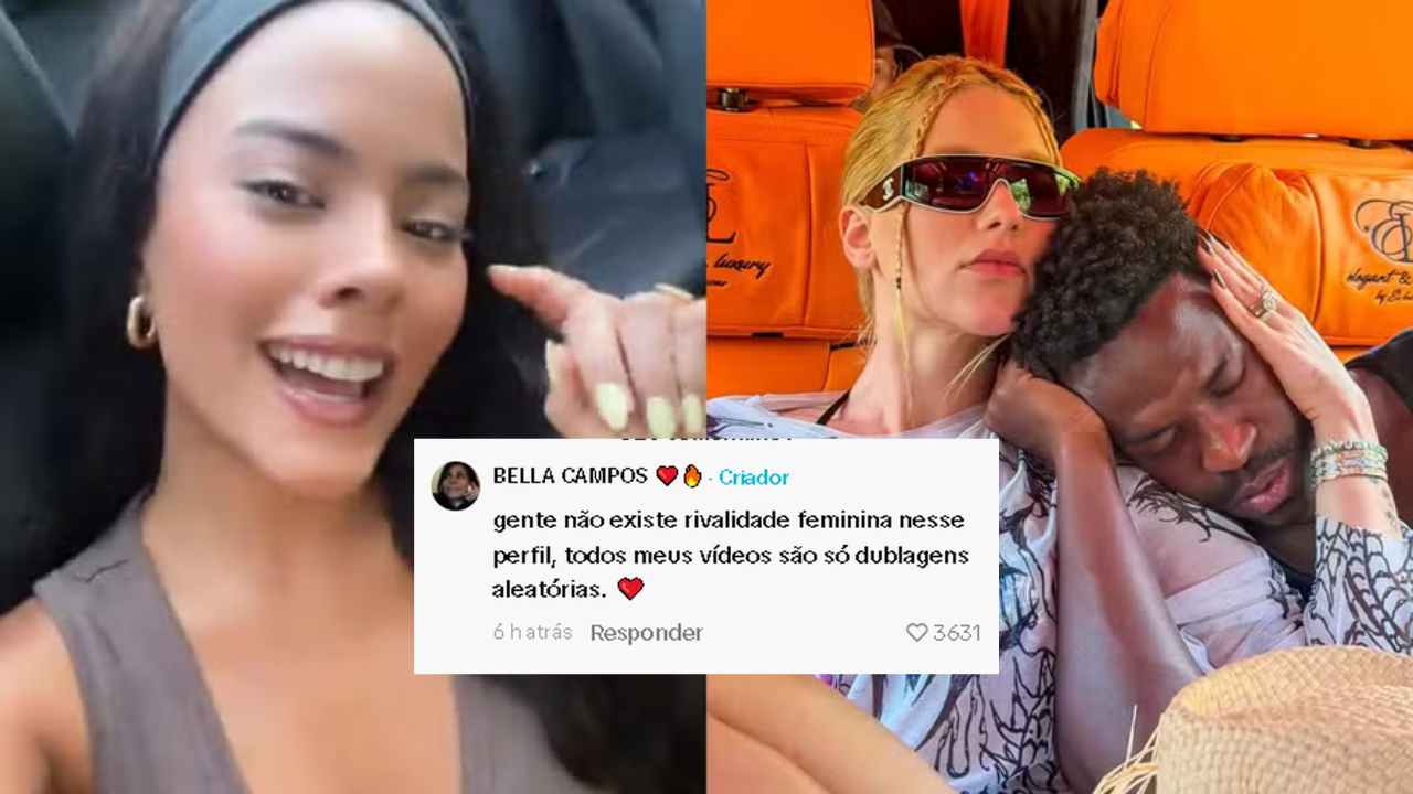 Bella Campos nega alfinetada em Virginia após unfollow de Vini Jr.: "Não existe rivalidade"