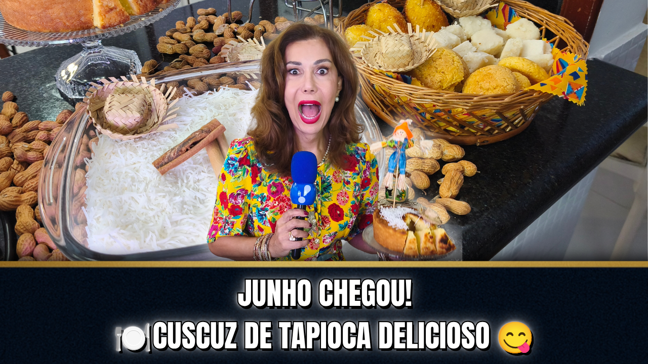 🌽✨ ESPECIAL SÃO JOÃO: APRENDA O CUSCUZ DE TAPIOCA PERFEITO COM O CHEF BETO DO KAKÁ BUFFET! | PROGRAMA DA COMADRE JOANNA MARIA ☕