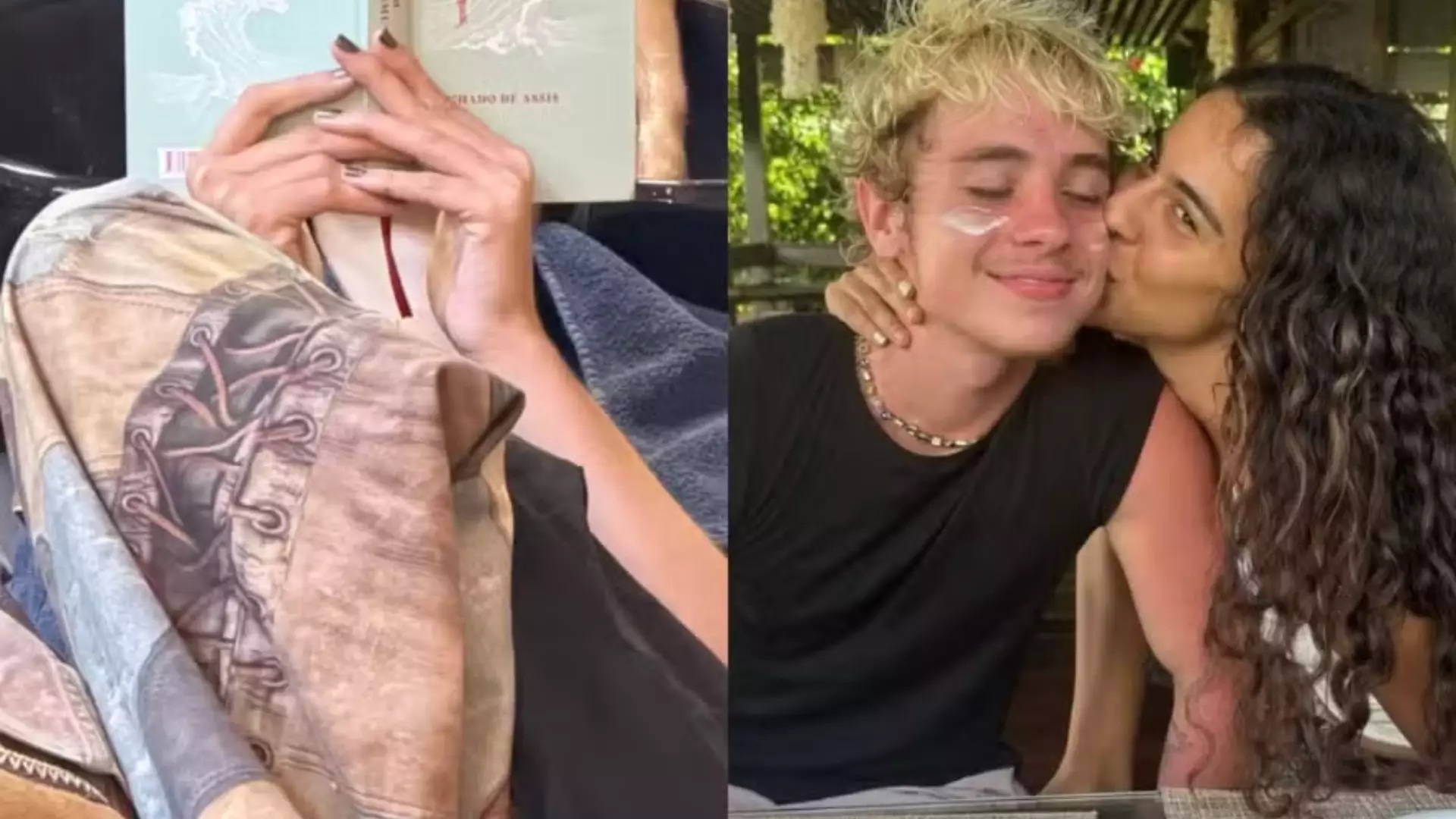 Marina Sena reads "Dom Casmurro" after breakup and fans suspect indirect to Juliano Floss