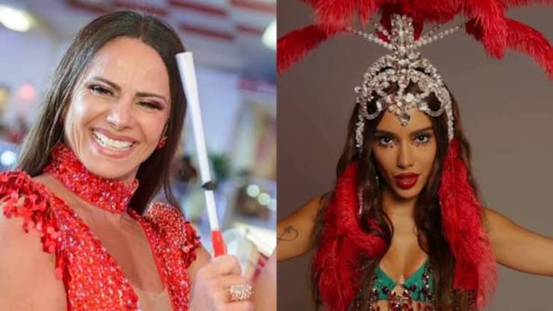 Exchange of queens with pomp! Anitta bars Virginia and invites Viviane Araújo to crown her in Grande Rio: "Queen of queens"