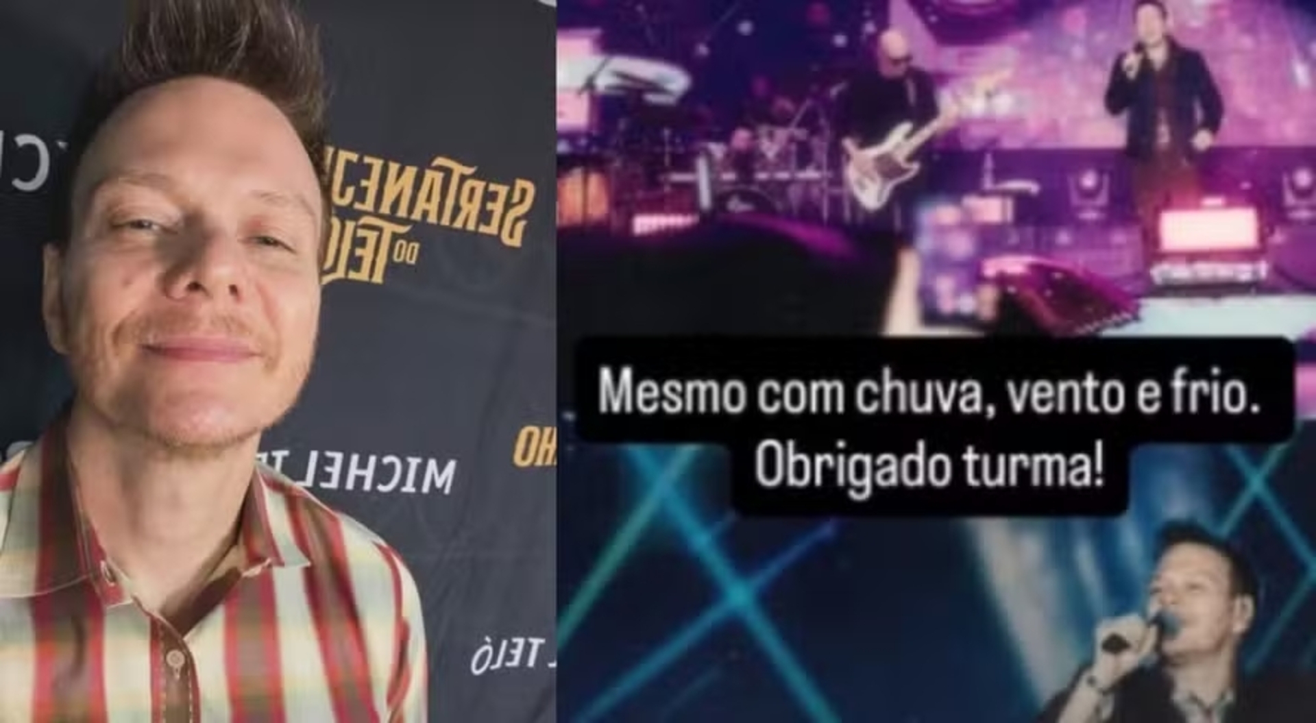 Deserto na Praça do Papa! Show de Michel Teló tem público esvaziado no aniversário de Vitória e imagens chocam a web